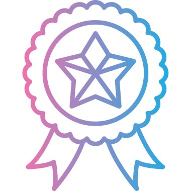 ödül simgesi vektör illüstrasyonu