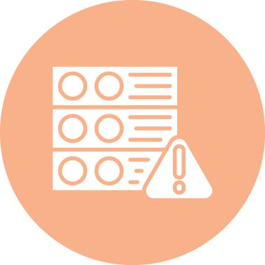 Belge simgesinin vektör illüstrasyonu