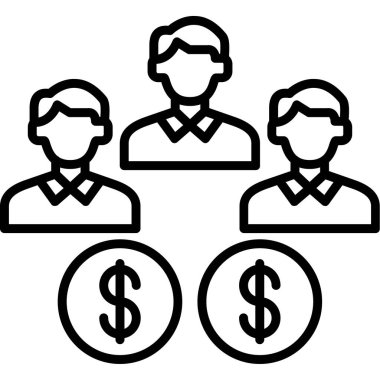 para simgesi vektör illüstrasyonu