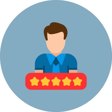 Yetenekli bir adamın vektör çizimi