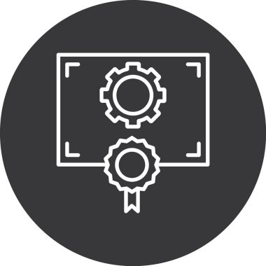 Vektör illüstrasyonu, simge ögesi arkaplanı