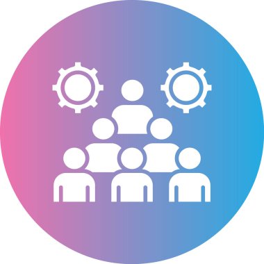 İnsan simgesinin vektör illüstrasyonu