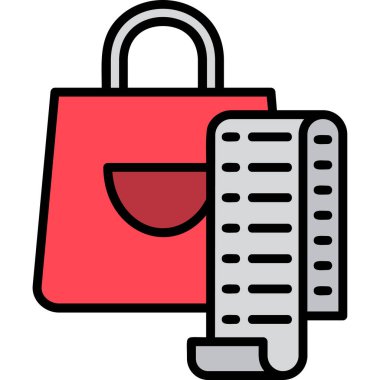 Torba alışveriş poşeti simgesi - ecommerce kategorisi