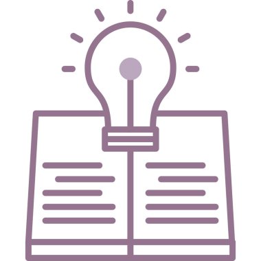 Ampul. Web simgesi basit tasarım