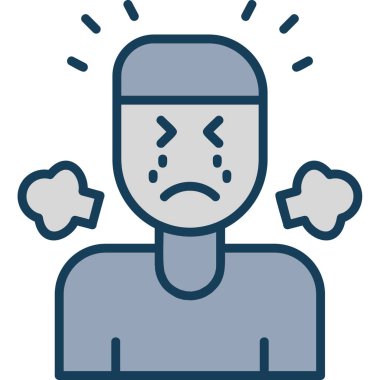 Depresyon depresif ikonu.