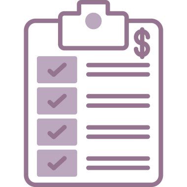 fatura denetimi simgesi çizimi