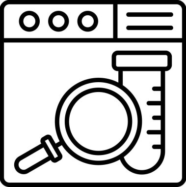 seo modern simgesinin vektör illüstrasyonu