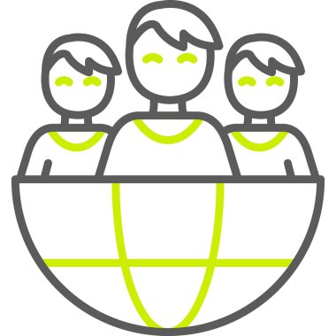 Bir takım simgesinin vektör illüstrasyonu