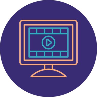 Modern eğitim ikonunun vektör illüstrasyonu