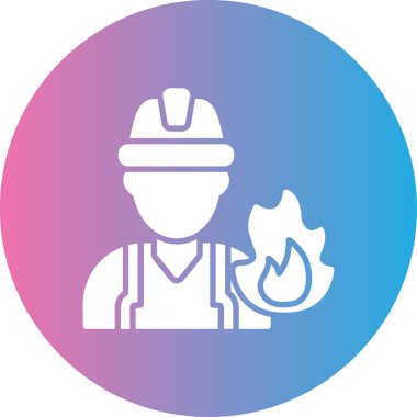 Ateş simgesinin vektör illüstrasyonu