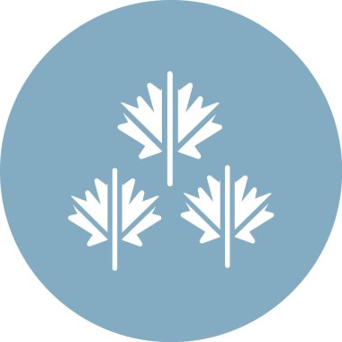 Bir kar tanesi simgesinin vektör çizimi