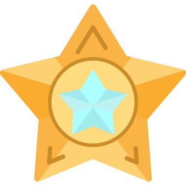 Yıldız Ödülü vektör simgesi