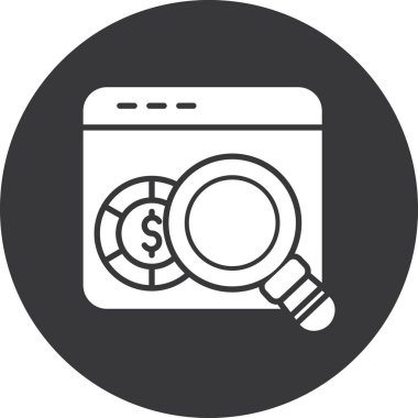 seo modern simgesinin vektör illüstrasyonu