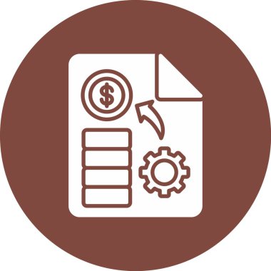 finansal simge vektör illüstrasyonu