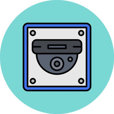 güvenli simge vektör illüstrasyonu