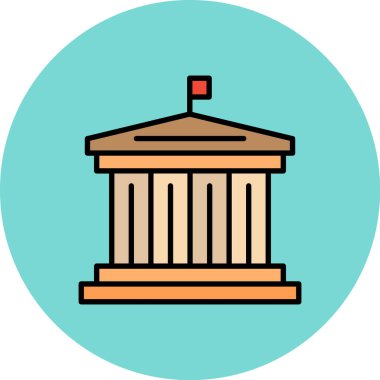 sütun vektör çizim