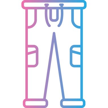 Modern bir simgenin vektör illüstrasyonu