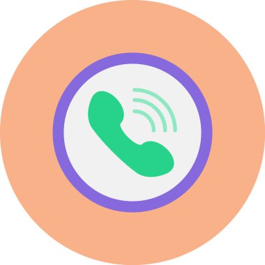 telefon arama simgesi vektör illüstrasyonu