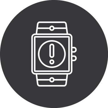 vektör izleme simgesi illüstrasyonu