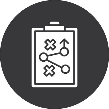 İş dünyasının vektör illüstrasyonu modern simge