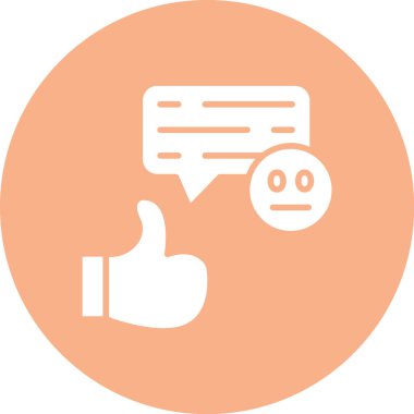 Geri besleme simgesi vektör illüstrasyonu