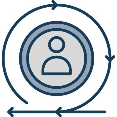 hesap kullanıcı hesabı simgesi ana hat biçiminde