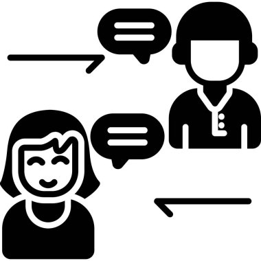 Müşteri servisi. Basit resimleme