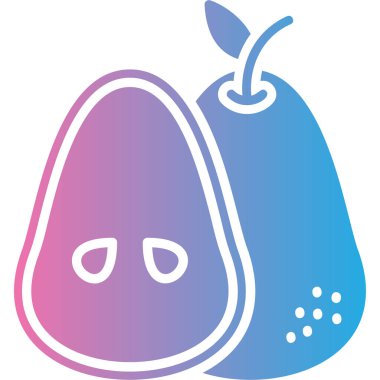 Meyve. Web simgesi basit illüstrasyon