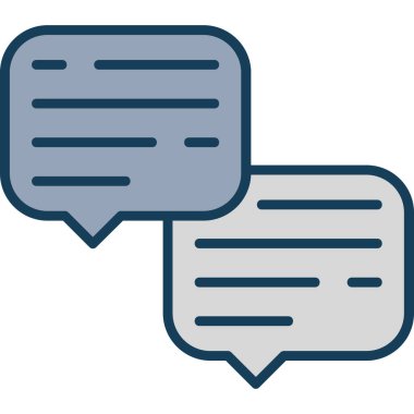 kabarcık sohbet ileti simgesi