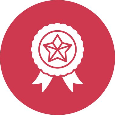 Rozet. Web simgesi basit tasarım