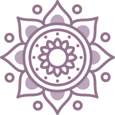 Güzel çiçeğin vektör çizimi