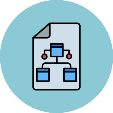 Web ve tasarım renk vektörü simgesi