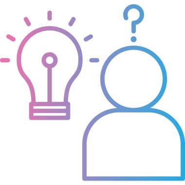 Ampul. Web simgesi basit tasarım