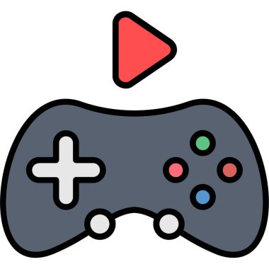 Oyun ikonu. vektör illüstrasyonu