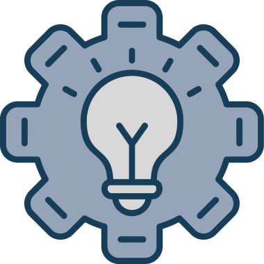 Ampul Simgesi, Vektör illüstrasyonu