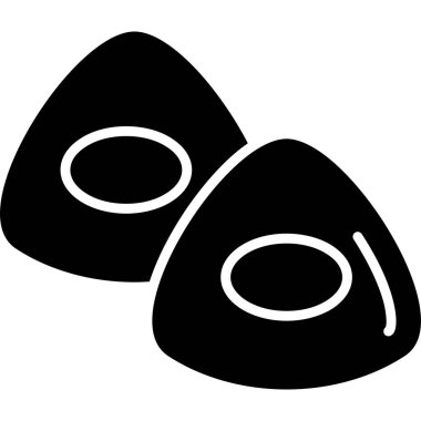 maske simgesi vektör illüstrasyonu