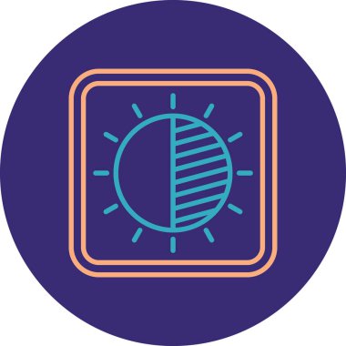 Modern simgenin vektör illüstrasyonu