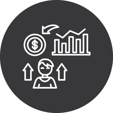 seo modern simgesinin vektör illüstrasyonu