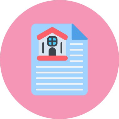 Ev. Web simgesi basit illüstrasyon