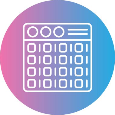 seo modern simgesinin vektör illüstrasyonu