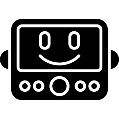 Gülümse. Web simgesi basit tasarım