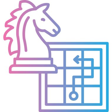 At. Web simgesi basit illüstrasyon