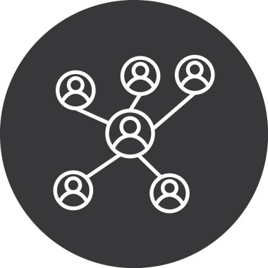 modada izole edilmiş arkaplanda ağ bağlantısı simgesi