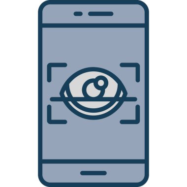 Mobil uygulamanın vektör illüstrasyon simgesi