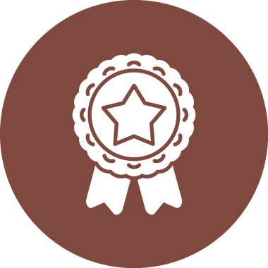 Bir yıldız simgesinin vektör illüstrasyonu