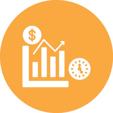 iş ve finans vektör simgesi