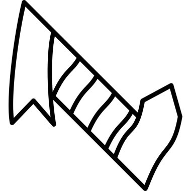 Noel 'de şeker kamışı şekeri ikonu - Yeni yıl kutlama kategorisi