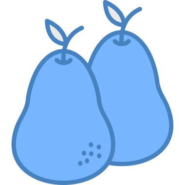 Vektör çizimi. armut simgesi