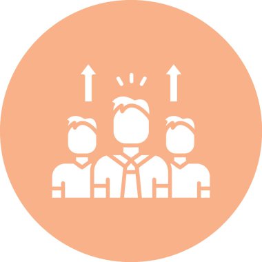 İnsanlar. Web simgesi basit illüstrasyon