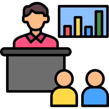 izleyici konferansı simgesi